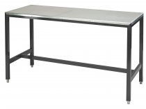 Medium Duty Workbench | Steel Worktop | 840h x 1200w x 600d | 500kg Max Weight per Shelf | Dark Grey | Benchmaster