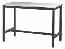Medium Duty Workbench | Laminate Worktop | 840h x 1200w x 600d | 500kg Max Weight per Shelf | Dark Grey | Benchmaster