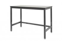 Medium Duty Workbench | Compact Laminate Worktop | 840h x 1200w x 600d | 500kg Max Weight per Shelf | Dark Grey | Benchmaster
