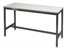 Medium Duty Workbench | ESD Worktop | 840h x 1200w x 750d | 500kg Max Weight per Shelf | Dark Grey | Benchmaster