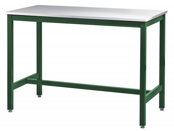 Medium Duty Workbench | Laminate Worktop | 840h x 1200w x 600d | 500kg Max Weight per Shelf | Green | Benchmaster