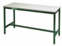 Medium Duty Workbench | ESD Worktop | 840h x 1200w x 600d | 500kg Max Weight per Shelf | Green | Benchmaster