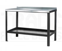 Heavy Duty Workbench | Steel Worktop | 840h x 1500w x 600d mm | 1000kg Max Weight per Shelf | Dark Grey | Benchmaster