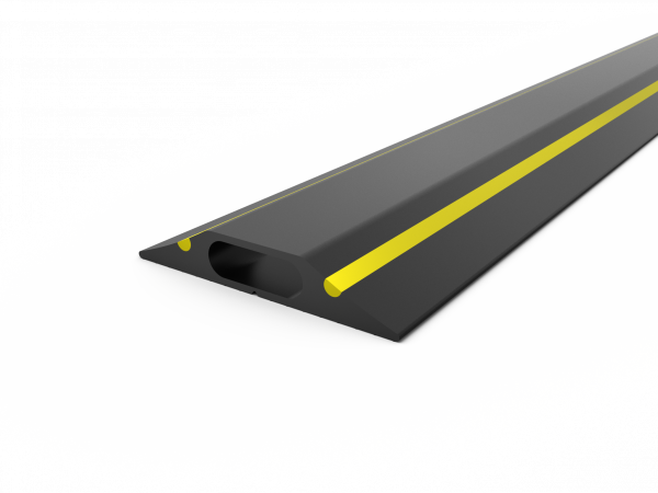CablePro GP2 Safety Cable Protector | Black & Yellow | 3m Length | COBA