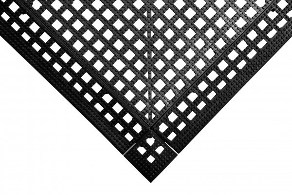 Flexi-Deck Interlocking Tiles | Pack of 9 Tiles | 300mm x 300mm | Black | COBA