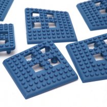 Flexi-Deck Interlocking Corners | Pack of 4 Corners | 50mm x 50mm | Blue | COBA
