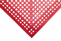 Flexi-Deck Interlocking Tiles | Pack of 9 Tiles | 300mm x 300mm | Red | COBA