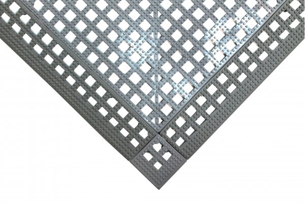 Flexi-Deck Interlocking Tiles | Pack of 9 Tiles | 300mm x 300mm | Grey | COBA