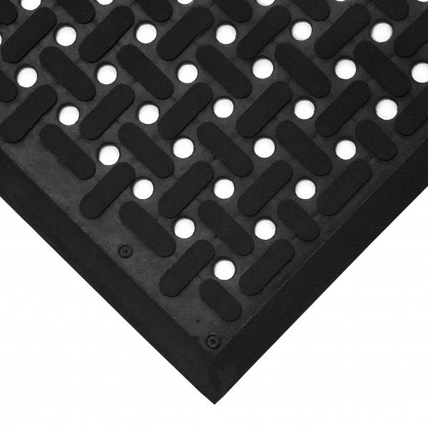 K-Mat Rubber Workplace Mat | Black | 0.9m x 1.5m | COBA