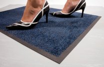COBAwash Washable Doormat | Blue & Black | 0.6m x 0.85m | COBA