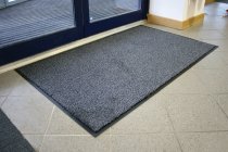 COBAwash Washable Doormat | Grey & Black | 0.6m x 0.85m | COBA
