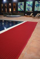 Leisure Mat Swimming Pool Matting | Red | 0.6m x 1.2m | COBA