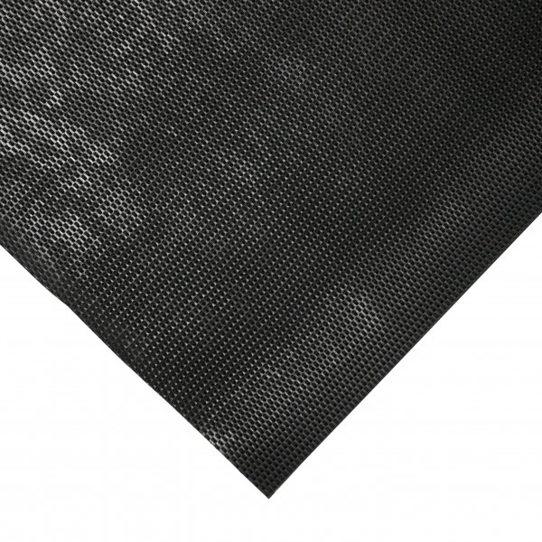 Solid Vinyl Anti Slip Matting | Black | 1.22m x 10.0m | COBA
