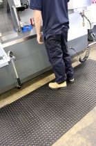 Unimat Workplace Anti Fatigue Mat | Black | 1m x 10m | COBA