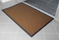 Superdry Doormat Entrance Mat | Brown | 0.6m x 0.9m | COBA