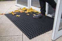 Ringmat Honeycomb Rubber Ring Entrance Mat | Black | 0.8m x 1.2m | COBA