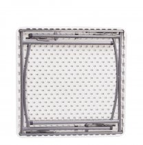 Basic Plastic Square Folding Table | 860 x 860mm | 3ft | White | Mogo