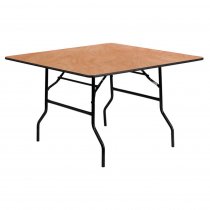 Folding Trestle Table | Square | 760mm x 760mm | 2ft 6" | Wood | Mogo