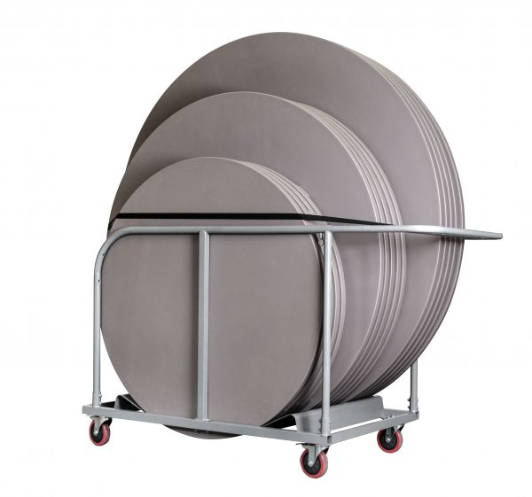 Round Folding Table Trolley | Stores 18 Round Tables | Mogo