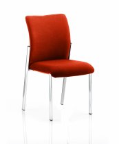 Conference Chair | No Arms | Tabasco Orange | Fabric Back | Academy