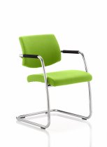 Cantilever Visitor Chair | Myrrh Green | Havanna