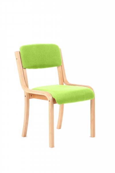 Stacking Visitor Chair | No Arms | Myrrh Green | Madrid