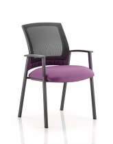 Mesh Back Stacking Conference Chair | Tansy Purple | Metro