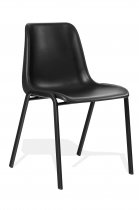 Plastic Visitor Chair | Black | Polly