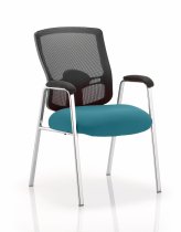 Conference & Visitor Chair | Mesh Back | Maringa Teal Seat | Portland