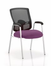 Conference & Visitor Chair | Mesh Back | Tansy Purple Seat | Portland