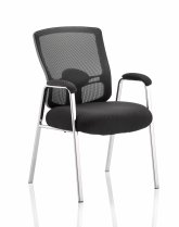 Conference & Visitor Chair | Mesh Back | Black Seat | Portland