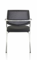 Stackable Visitor & Conference Chair | Mesh Back | Black Seat | Swift