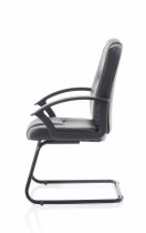 Leather Meeting Room Chair | Black | Bella