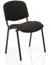 Stacking Chair | No Arms | Black Frame | Black | ISO | *MIN QTY 4