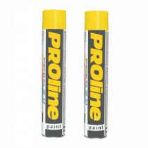 PROline Paint Line Marking Kit | 1 Applicator | 2 x Cans of Yellow 750ml Proline Paint | 1 x Chalk Line & 1 x Chalk Refill