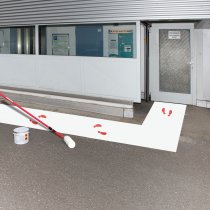 PROline Industrial Outdoor Floor Paint | 5 Litre Tin | 25² Coverage | White Paint | RAL 9016