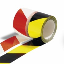 Non-Reflective Hazard Warning Tape | 60mm Wide x 66m Long | Black/Yellow