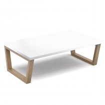Coffee Table | 1000 x 600mm | 400mm High | White | Wooden Frame | Encore²