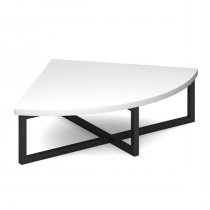 Modular Coffee Table | Corner | 700 x 700mm | 240mm High | White | Nera