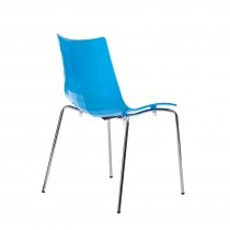 Easy Clean Canteen Chair | Blue | Gecko