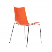 Easy Clean Canteen Chair | Orange | Gecko