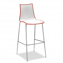 Easy Clean Canteen High Stool | Red | Gecko