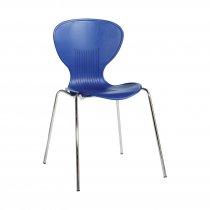 Pack of 4 Café Chairs | Blue | Sienna