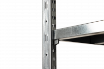 Galvanised Steel Shelving | 2500h x 1000w x 300d mm | 6 Levels | 150kg Max Weight per Shelf | EXPO 4G