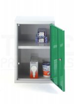 Wall Cabinet | 400mm Wide | Single Door | Green | Redditek
