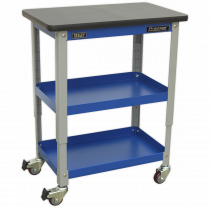 Industrial Workshop Trolley | 3 Shelves | 940h x 750w x 445d mm | 100kg UDL | Sealey