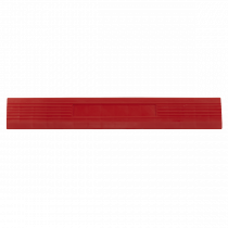 Ramped Edges | Pack of 6 | 400 x 60mm | Polypropylene | Male Connectors | Red | Sealey