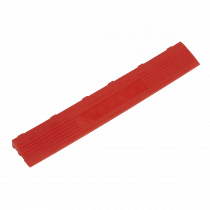 Ramped Edges | Pack of 6 | 400 x 60mm | Polypropylene | Female Connectors | Red | Sealey