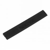 Ramped Edges | Pack of 6 | 400 x 60mm | Polypropylene | Male Connectors | Black | Sealey