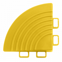 Corner Pieces | Pack of 4 | 60 x 60mm | Polypropylene | Yellow | Sealey